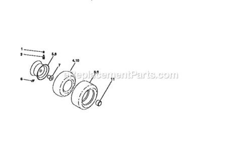 Page I Diagram and Parts List for 917258561  Craftsman Lawn Tractor