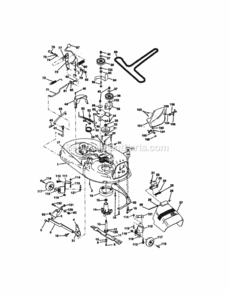 Page G Diagram and Parts List for 917258562  Craftsman Lawn Tractor