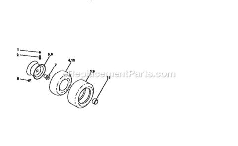 Page J Diagram and Parts List for 917258563  Craftsman Lawn Tractor