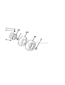 Page J Diagram and Parts List for 917258564  Craftsman Lawn Tractor