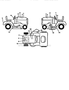 Part Location Diagram of 160879 Craftsman Radial Decal Engine