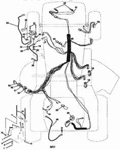 Page A Diagram and Parts List for 917258565  Craftsman Lawn Tractor