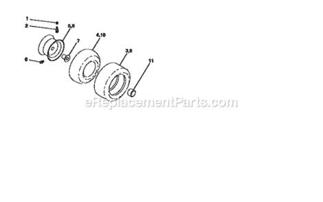 Page J Diagram and Parts List for 917258565  Craftsman Lawn Tractor