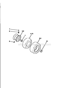 Page G Diagram and Parts List for 917258566  Craftsman Lawn Tractor