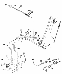 Page I Diagram and Parts List for 917258566  Craftsman Lawn Tractor