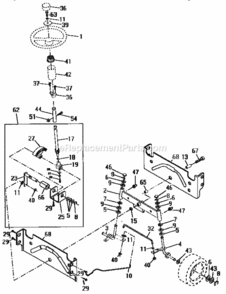 Page D Diagram and Parts List for 917258570  Craftsman Lawn Tractor