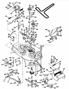 Page G Diagram and Parts List for 917258570  Craftsman Lawn Tractor