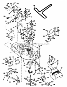 Page G Diagram and Parts List for 917258572  Craftsman Lawn Tractor