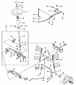 Page D Diagram and Parts List for 917258580  Craftsman Lawn Tractor