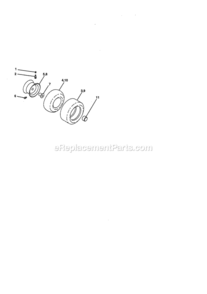 Page H Diagram and Parts List for 917258581  Craftsman Lawn Tractor