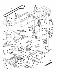 Page C Diagram and Parts List for 917258591  Craftsman Lawn Tractor