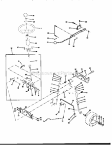 Page D Diagram and Parts List for 917258591  Craftsman Lawn Tractor
