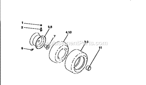 Page G Diagram and Parts List for 917258592  Craftsman Lawn Tractor