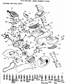 Part Location Diagram of 634A535 Craftsman Safty Supt