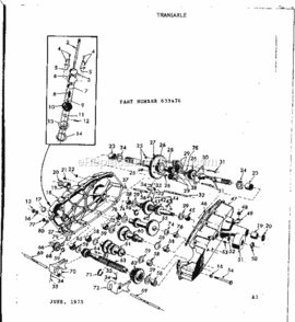 Page F Diagram and Parts List for 91725862  Craftsman Lawn Tractor