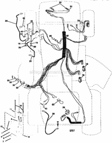 Page A Diagram and Parts List for 917258662  Craftsman Lawn Tractor