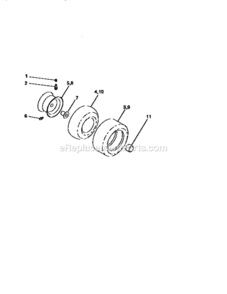 Page J Diagram and Parts List for 917258662  Craftsman Lawn Tractor