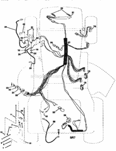 Page A Diagram and Parts List for 917258663  Craftsman Lawn Tractor