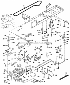 Page C Diagram and Parts List for 917258671  Craftsman Lawn Tractor