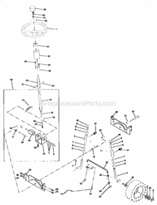 Page D Diagram and Parts List for 917258671  Craftsman Lawn Tractor