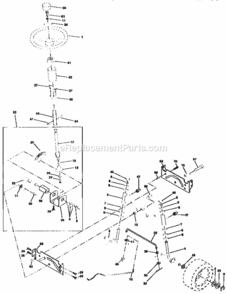 Page D Diagram and Parts List for 917258672  Craftsman Lawn Tractor