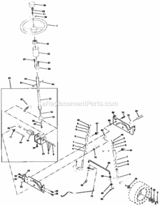 Page D Diagram and Parts List for 917258673  Craftsman Lawn Tractor