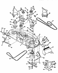 Page J Diagram and Parts List for 917258683  Craftsman Lawn Tractor