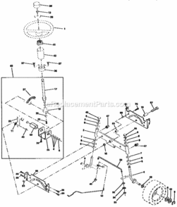 Page D Diagram and Parts List for 917258683  Craftsman Lawn Tractor