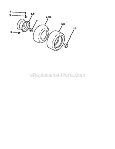 Page H Diagram and Parts List for 917258683  Craftsman Lawn Tractor