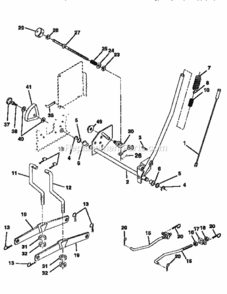 Page I Diagram and Parts List for 917258683  Craftsman Lawn Tractor