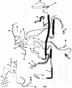 Page A Diagram and Parts List for 917258684  Craftsman Lawn Tractor