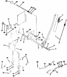 Page I Diagram and Parts List for 917258684  Craftsman Lawn Tractor