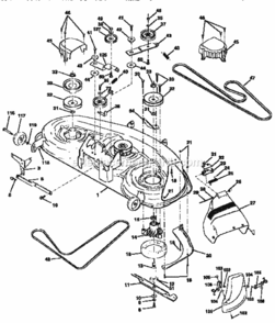Page J Diagram and Parts List for 917258690  Craftsman Lawn Tractor