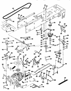 Page C Diagram and Parts List for 917258690  Craftsman Lawn Tractor