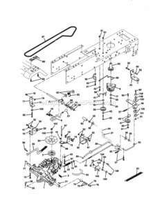 Page C Diagram and Parts List for 917258695  Craftsman Lawn Tractor