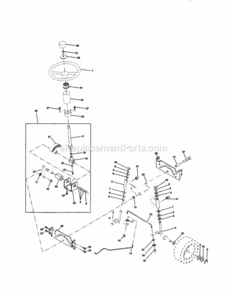 Page D Diagram and Parts List for 917258695  Craftsman Lawn Tractor