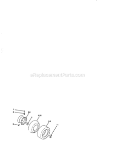 Page H Diagram and Parts List for 917258695  Craftsman Lawn Tractor