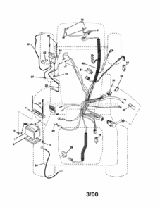 Page A Diagram and Parts List for 917258780  Craftsman Lawn Tractor