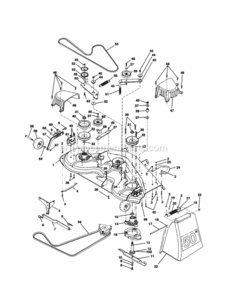 Page J Diagram and Parts List for 917258780  Craftsman Lawn Tractor