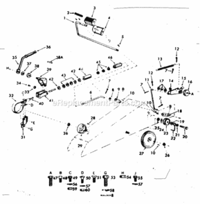 Page D Diagram and Parts List for 91725880  Craftsman Lawn Tractor