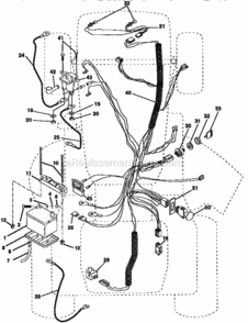 Page A Diagram and Parts List for 917258860  Craftsman Lawn Tractor