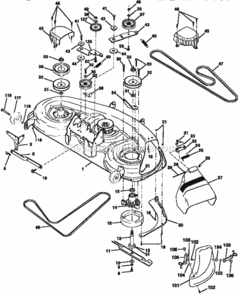 Page J Diagram and Parts List for 917258860  Craftsman Lawn Tractor