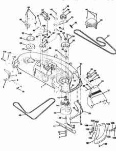 Page J Diagram and Parts List for 917258861  Craftsman Lawn Tractor