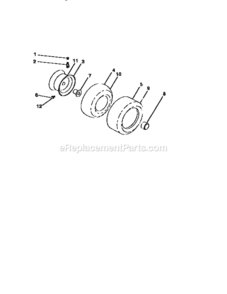 Page H Diagram and Parts List for 917258861  Craftsman Lawn Tractor