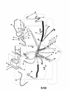 Page A Diagram and Parts List for 917258862  Craftsman Lawn Tractor