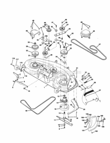 Page J Diagram and Parts List for 917258862  Craftsman Lawn Tractor