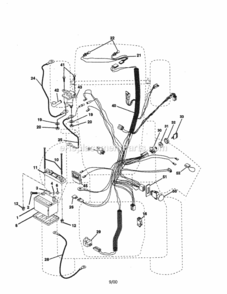 Page A Diagram and Parts List for 917258863  Craftsman Lawn Tractor