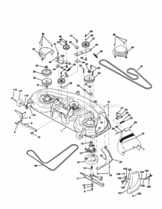Page J Diagram and Parts List for 917258863  Craftsman Lawn Tractor
