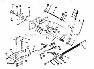 Page J Diagram and Parts List for 917258872  Craftsman Lawn Tractor