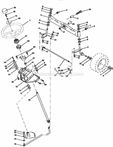 Page D Diagram and Parts List for 917258872  Craftsman Lawn Tractor